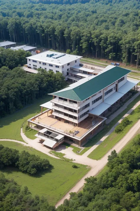 Build a school in the middle of a forest 