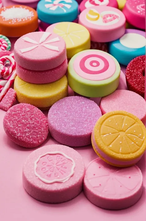 I have a candy business named Sugary Dreamz. I want a logo that attracts customers and looks tasty and edible. Can you make it for me?