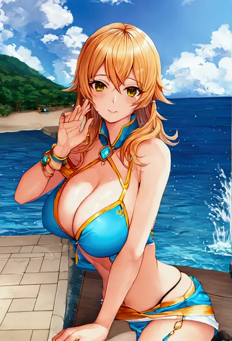 nami touching her tits