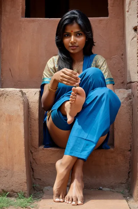 Indian women feet 