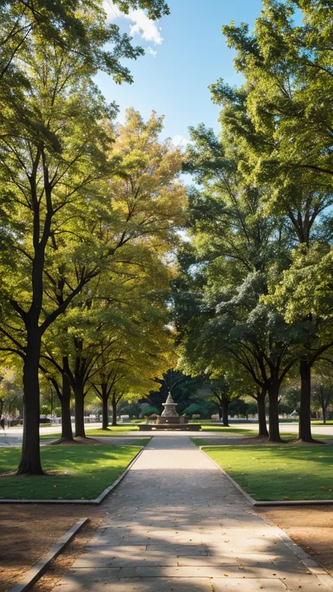 Decorated park