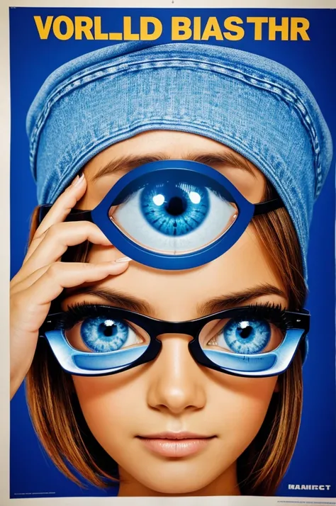 A poster for world sight day 
