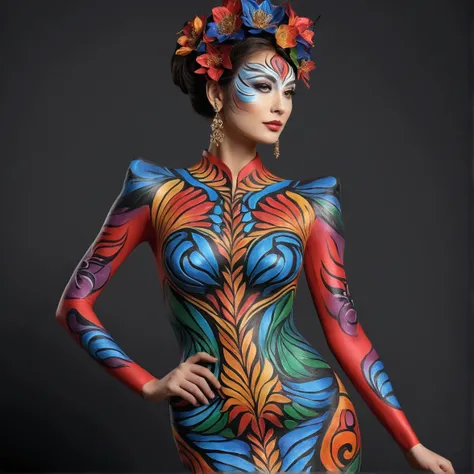 Adapted to your profession，Dress in style，Standing full body painting，Stereoscopic 3D，detailed textures，High definition