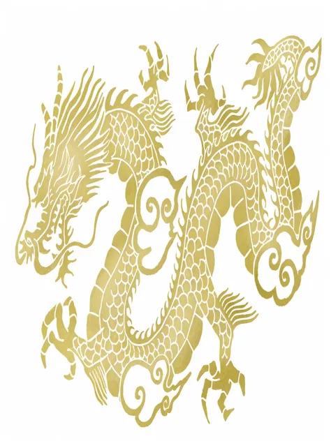 there is a gold dragon on a black background, chinese dragon engrave, golden dragon, smooth chinese dragon, chinese dragon, drag...