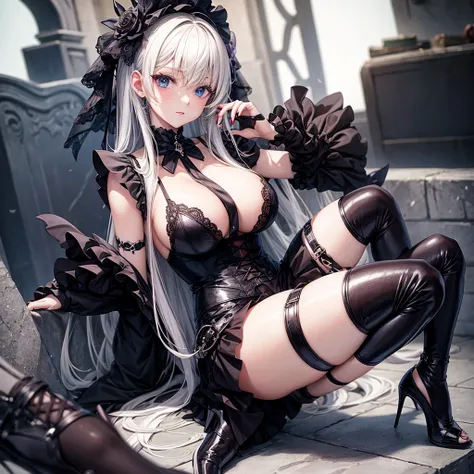 Anime, Gothic, pleaser heels 