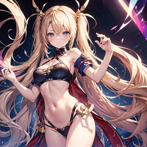 (masterpiece),(Highest quality),(Very detailed),(Best illustrations),(Best Shadow),(Absurd),(Detailed Background),(so beautiful), 16K, 8k,(Best illustrations),(Best Shadow), (so beautiful)Bradamante, One person, One personで, curve, , Very long hair, , blon...