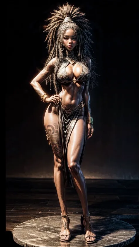 Sexy african girl,sexy long curly hair ponytail ,sexy Egyptian tattoos,sexy curves,sexy body,slim hot figure,tan body, sexy look, full body standing sexy look, HD DETAIL  FACE,HD DETAIL BODY, MASTERPIECE DETAIL HAIRS,