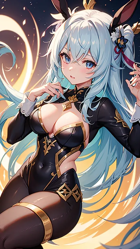 Genshin Impact Eula,Bunny Girl,