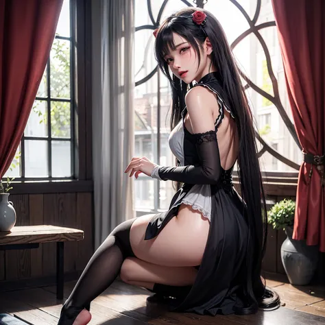 Big eyes、Black Room、Stained Glass Windows、Vase with roses、Lace curtains、夜中
The whole body is wet、An excited look、Dark Gothic Makeup、Dark Metal、Large margins、Patchy duplex、Eyes prone to black eyes、Long eyelashes、cute、
room made of stone girl、Gothic dress wi...