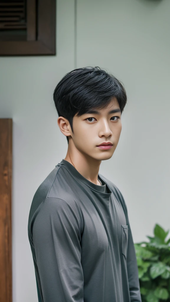 Asian alpha male in gray shirt looking at camera, Shin Jinying, Kim Do-young, Paint Ulzzang, Shen Quanrui, korean men, Shin Jin Young&#39;s Aesthetics, faceเกาหลีที่น่ารัก, handsome young man&#39;face, Jaeyong Nam, beautiful eyes、Kim Taejoon, Hyungtae, Ins...