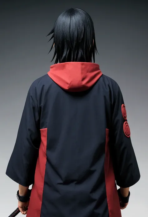 (master part, best quality, high resolution,grainy:1.2), break (uchiha itachi:1.3), full body view, long hair,forehead protector...