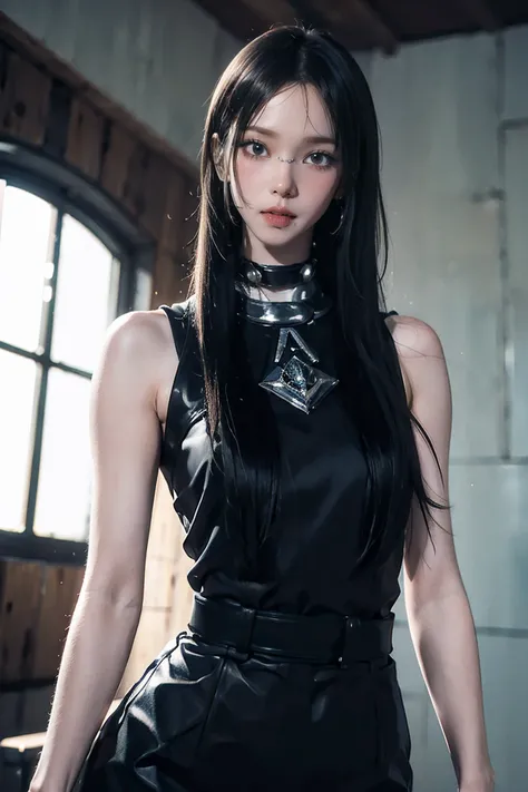 girl, Black Hair, (1980s style), ((Red sleeveless tight dress)), Big Breasts,Long Hair, (Browsing Caution:1.0),背の高いSupermodel、Long-legged Supermodel、Supermodel,((Highest quality、Best image quality、Ultra-high resolution、Ultra-high resolutionで描画、Very beautif...