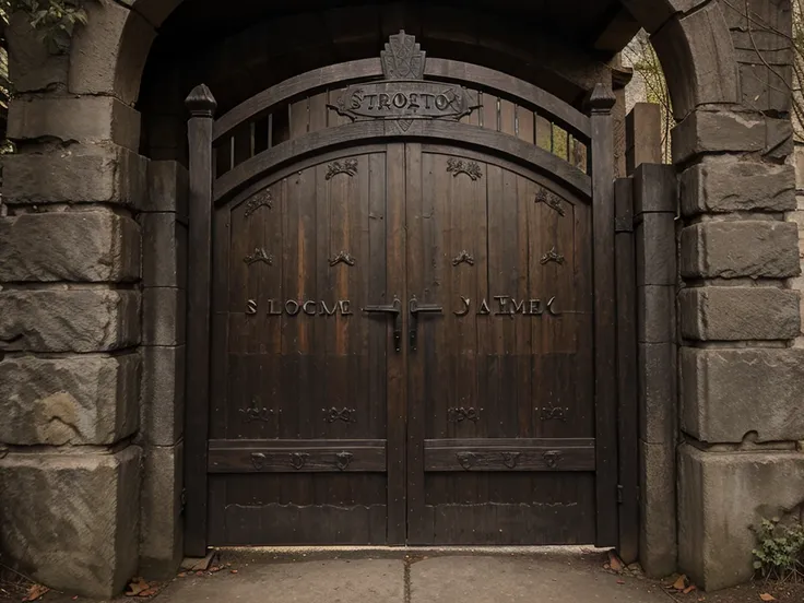 Gate of Hell with inscription in the center "SUETOLOG"