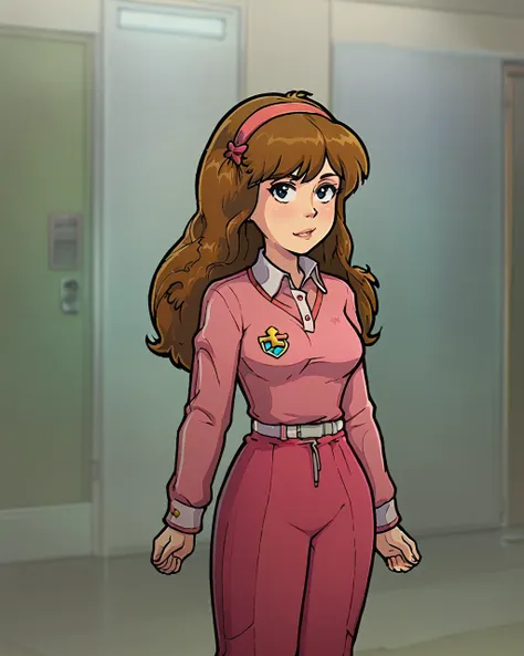 girl, mabel pines, standing, front view