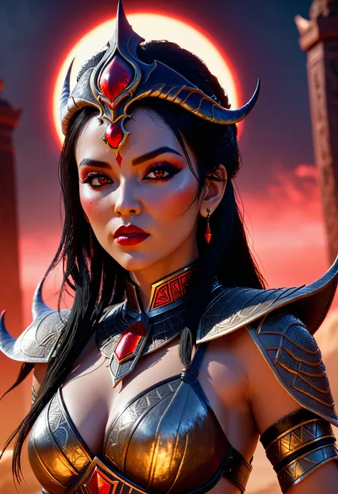 Slayer of Apep, Kiss Of Death, Elara, Legacy of the Red Sun, 4k, unreal engine, cinematic lighting