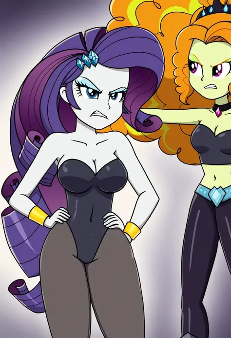 Eqg adagio angry bodystocking costiumme in the castle dancing . Rarity 