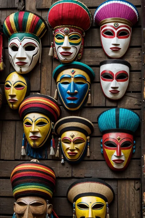 Bolivian masks 