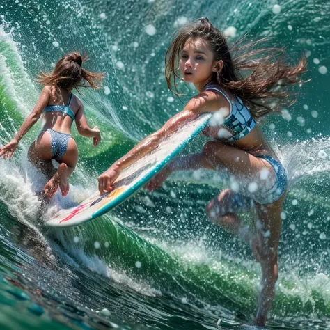 (ZoomedOut:1.28, Wide-shot) ZoomLayer (Epic photo of surfer magazine:1.37). (Full of Water, Everything Wetted:1.4) WetHair (extremely detailed Cute Girl)(SparklingHighlights:1.28), Dynamic Joyful Expressions LifeLike Rendering (ManoErina:1.0) . Overflowing...