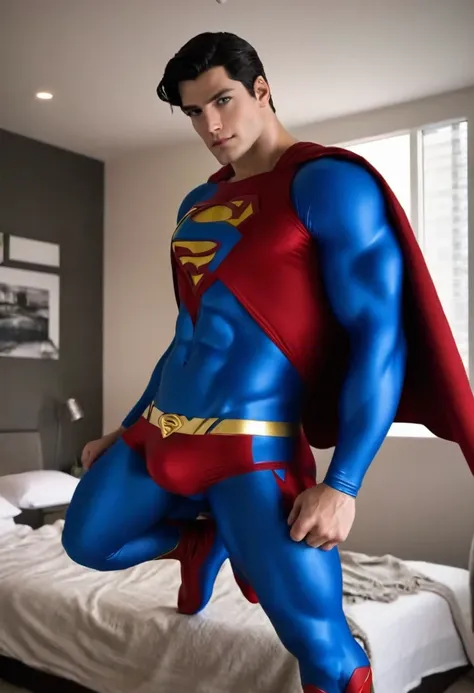 20 year old superboy and big penis naked gay porn (he is superman&#39;s son)