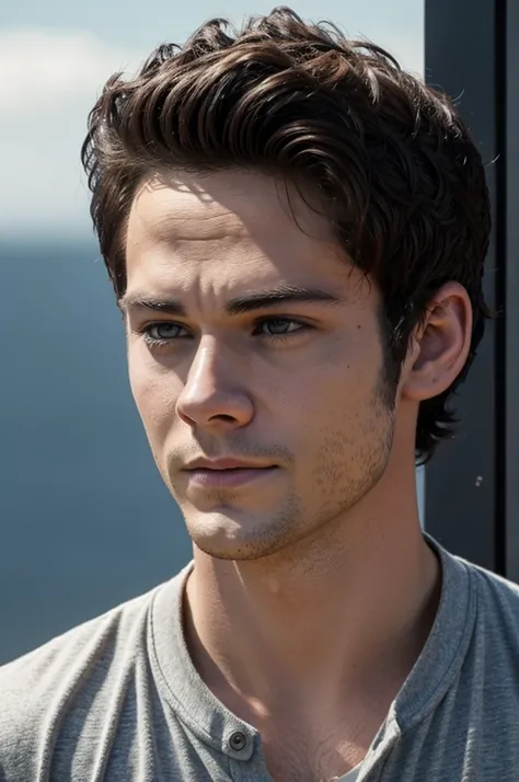 générez plusieurs images de Dylan OBrien versions féminine