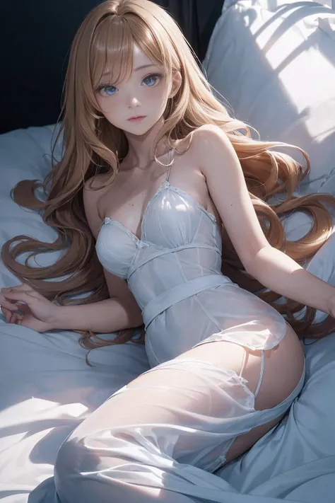 ((1 Female, 1 person, Solitary) Alice,  Humanity, Long curly blond hair, blue eyes, freckle, teenager, 18 years, Rebirth_ongoing) (Main Part, Super detailed, 8K, (HD, Sunlight:0.5, Soft_shadow:0.5, atmosphere_light, 8K, 4K, Surrealism, elegant, ((((Appeara...