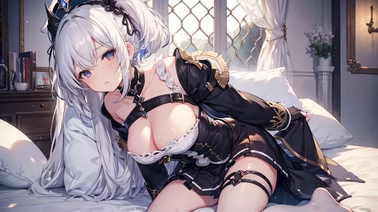 A mature girl、White Hair、Granblue Fantasy、Frau、4K、R18、age22、ponny tale