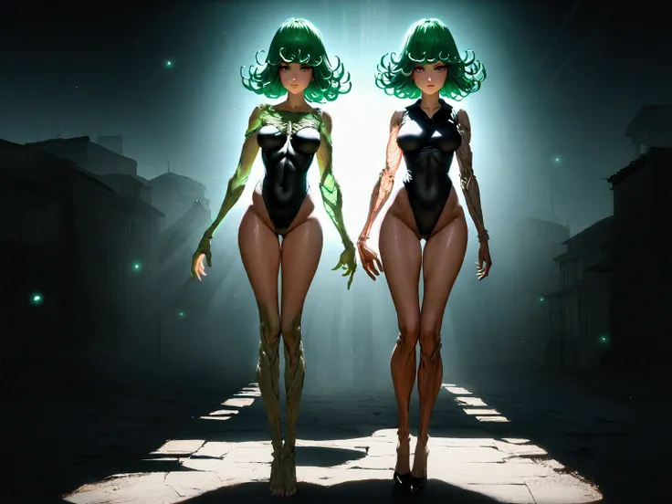 work of art, best qualityer, cg 8k, (colorfully), tatsumaki, one punch man, 1 girl, volumetric light, body cute, ideal feminine ...