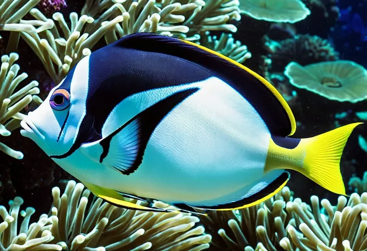 Moorish Idol, the type of fish known as Gill in Finding Nemo.