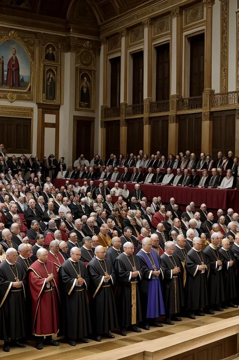 The Count of San Isidro convened an open town hall attended by important figures from the capital, including Archbishop Bartolomé María de las Heras.