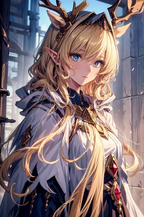 (best quality at best, 4k, 8k, a high resolution, tmasterpiece:1.2),elf, ultra - detailed, noble maiden, exquisite facial featur...