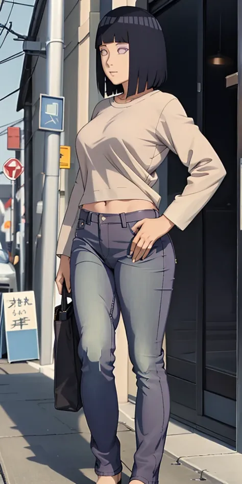 hinata hyuga,big ass,jeans pants