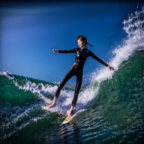 (zoomedout:1.28, wide-shot) zoomlayer (epic photo of surfer magazine:1.37). (full of water, everything wetted:1.4) wethair (extr...