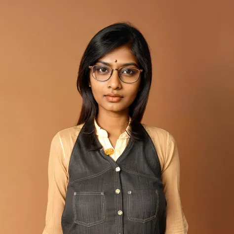 indian female wearing glasses, designer female, young lady