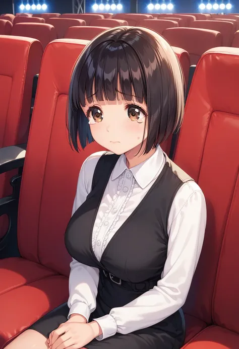 score_9,score_8_up,score_7_up,masterpiece,best quality, source anime, official art, super detailed, extreme detailed, rating_safe,
1girl, sitting on seat, watching a movie, clenched hands, own hands together, upper body, not facing the camera,
BREAK girl, ...