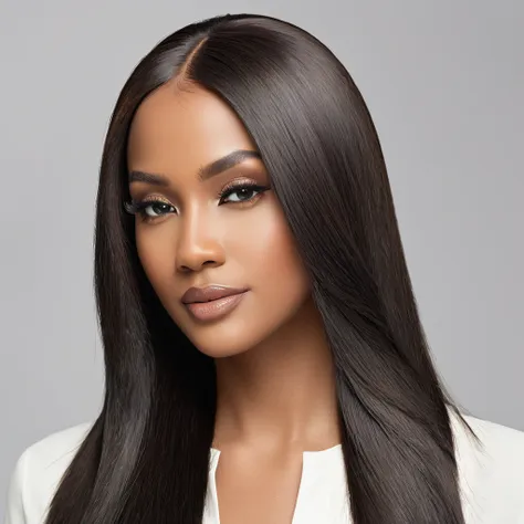 masterpiece, realistic, highly detailed, beautiful, sleek straight hair