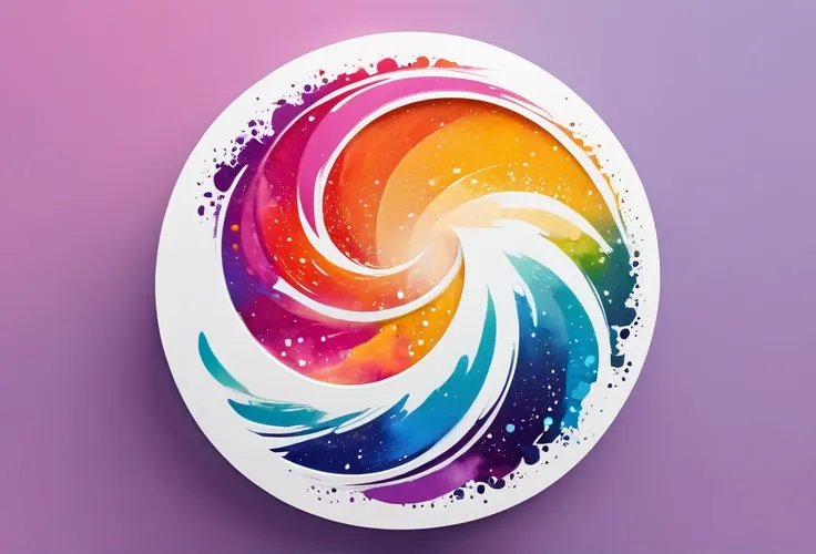 　Circle-shaped logo for nail salons
Logo with full moon motif
The full moon is strewn with orangenails
a close up of a colorful design with a number on it, behance art, octane 8, painted with colour on white, adobe illustrator art, cinema 4d colorful rende...