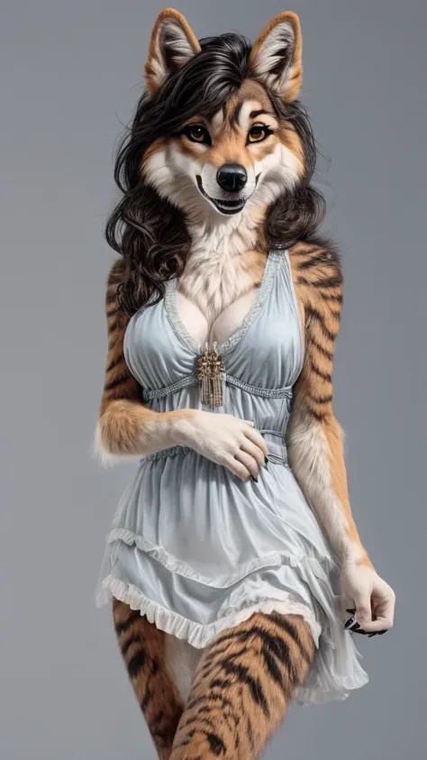 female anthro canine