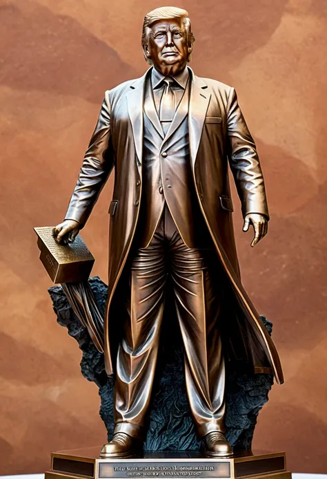 Cool Trump President　Bronze monument