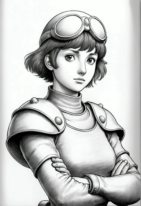 Draw Nausicaa of the Valley of the Wind