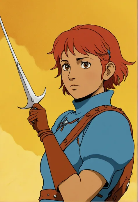 
Draw a character that closely resembles Nausicaä from the Valley of the Wind.