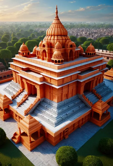 Ram mandir ayodhya image 4d