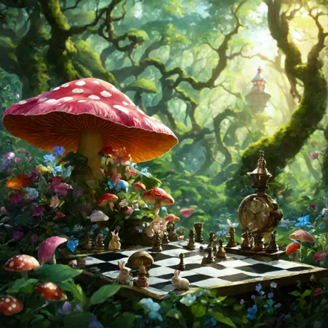 dim、forest、Huge、mushroom、wonderな、flower、Speak、animal、Trump Soldier、Queen、ハートのQueen、Chess board、maze、clock塔、Tea party、Mad hatter、hat shop、rabbit、clock、time、dream、悪dream、magic、incantation、item、arms、Armor、Restorative drugs、food、adventure、danger、Mystery、wonder...