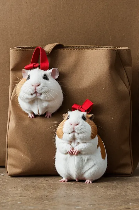 Guinea pig-shaped bags