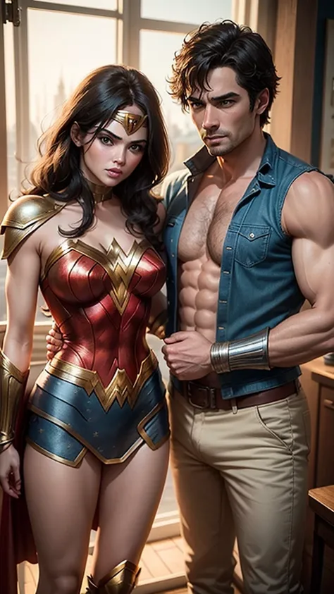 wonder women with one men awsome loction with pick babay wander women