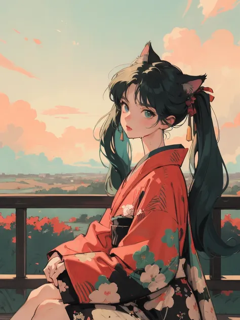 anime girl sitting on floor looking, anime aesthetic, anime vibes, Lofi Artstyle, Lo-fi portrait. anime, Lofty Girl, anime art wallpaper 4 k, anime art wallpaper 4k, anime art wallpaper 8 k, anime background art, Lofi Color, Lofi Art, anime asthetic, Twin ...