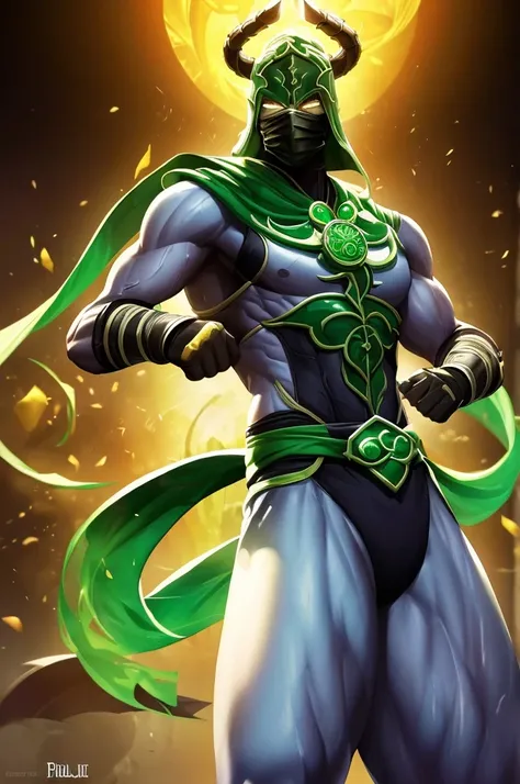 ((best quality)), ((masterpiece)), (detaile
jade del juego mortal kombat con la piel color oscura