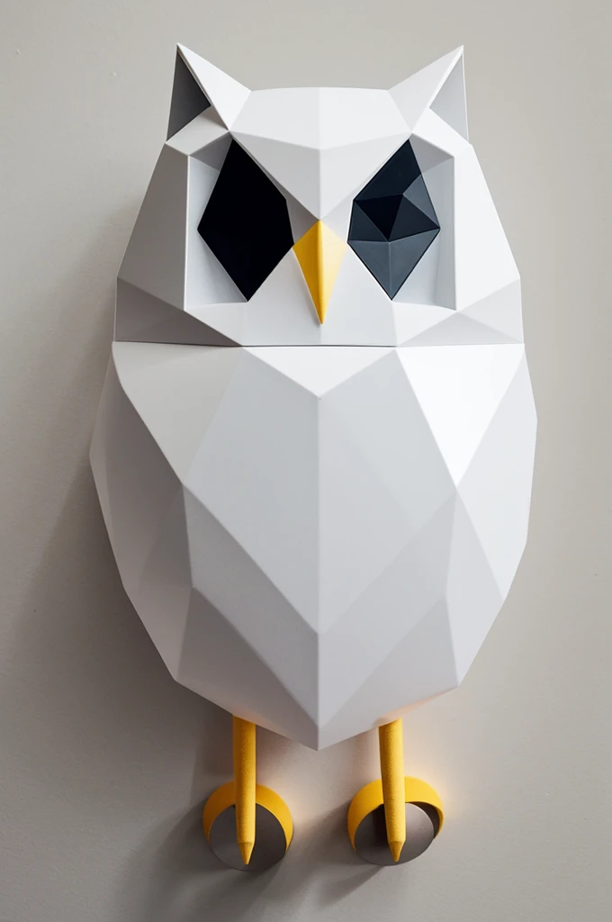 I would like to create an isologue of a minimalist and geometric owl 