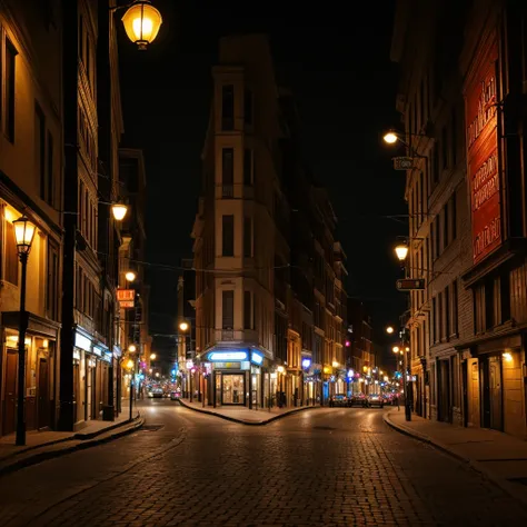 pov, street, night, 