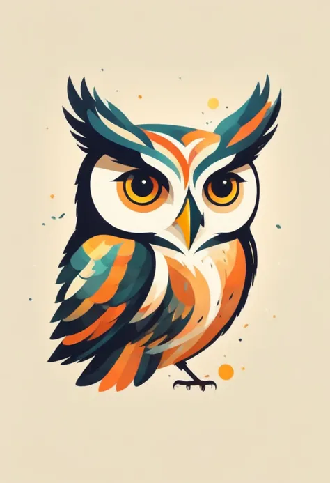 t-shirt design, impressive painting of a owl, a detailed painting by petros afshar, shutterstock contest winner, environmental a...