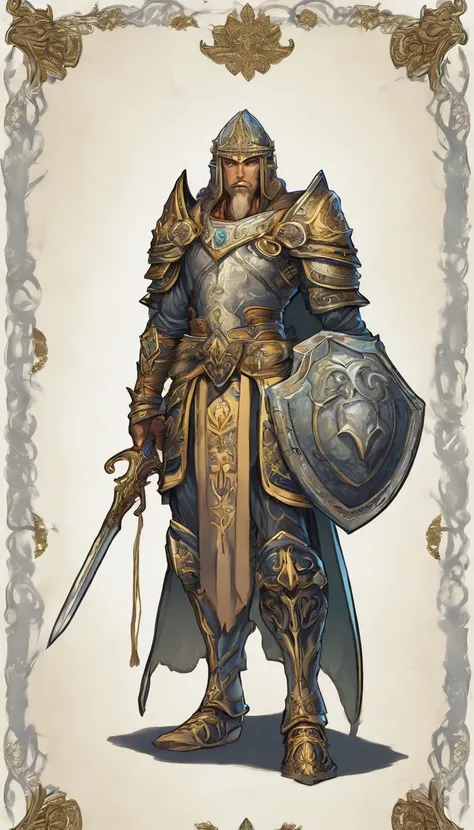 Motion concept character art on white background. dnd. A strong and powerful High Elf warlord. A powerful warrior. The character has perfect body proportions, tall, slender, and muscular. The character is wearing an ornate silver full body armor with a lot...